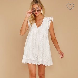 Keep a Secret White Romper